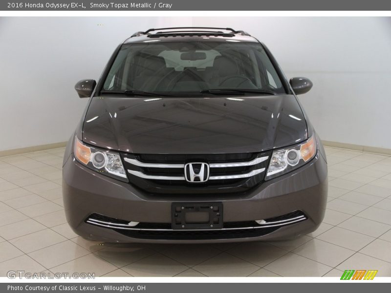 Smoky Topaz Metallic / Gray 2016 Honda Odyssey EX-L