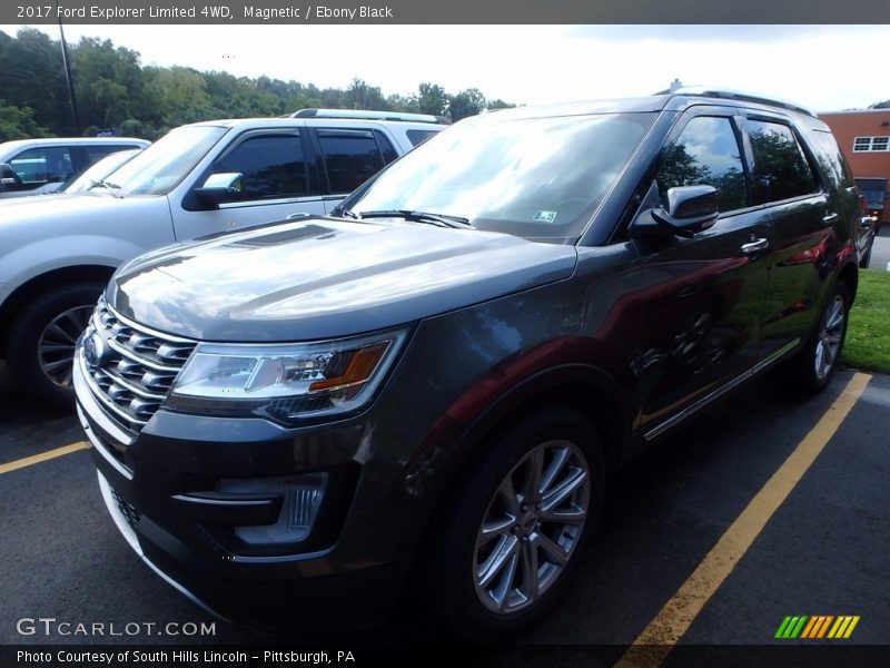 Magnetic / Ebony Black 2017 Ford Explorer Limited 4WD