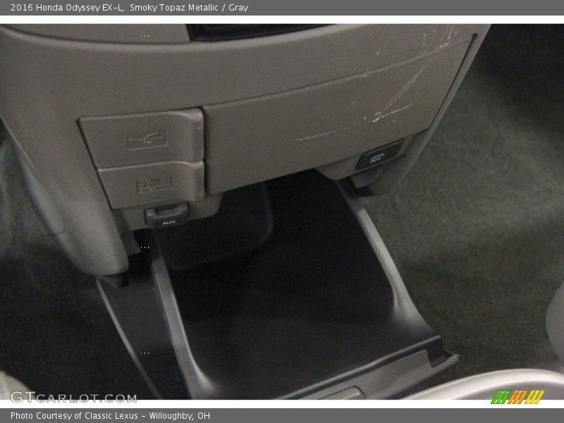Smoky Topaz Metallic / Gray 2016 Honda Odyssey EX-L