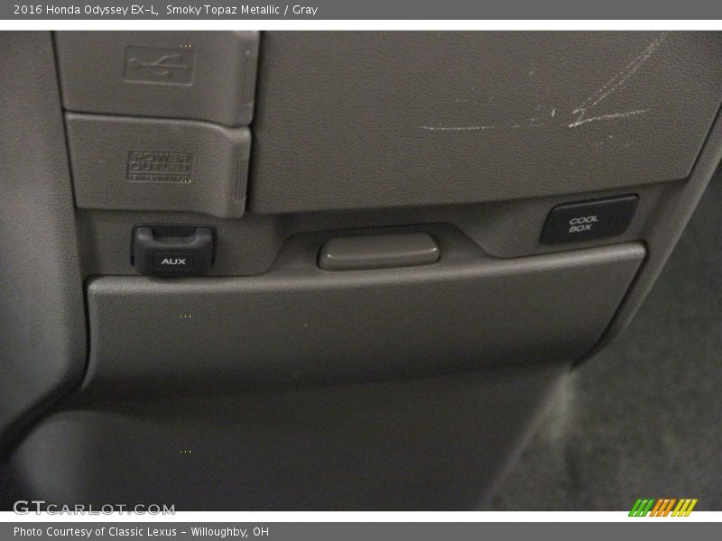 Smoky Topaz Metallic / Gray 2016 Honda Odyssey EX-L