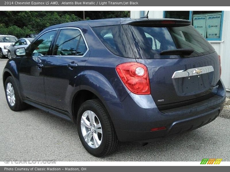 Atlantis Blue Metallic / Light Titanium/Jet Black 2014 Chevrolet Equinox LS AWD