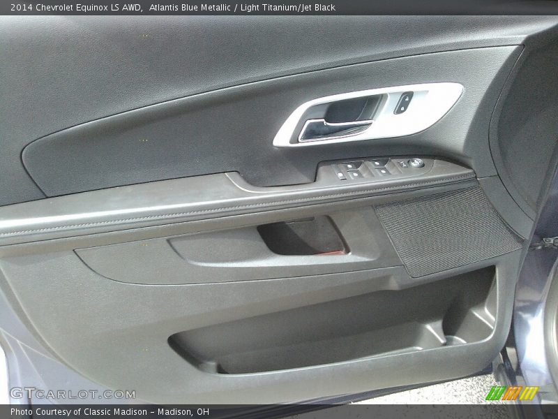 Atlantis Blue Metallic / Light Titanium/Jet Black 2014 Chevrolet Equinox LS AWD