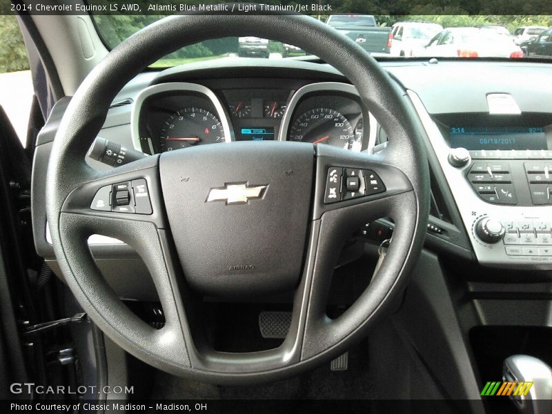 Atlantis Blue Metallic / Light Titanium/Jet Black 2014 Chevrolet Equinox LS AWD