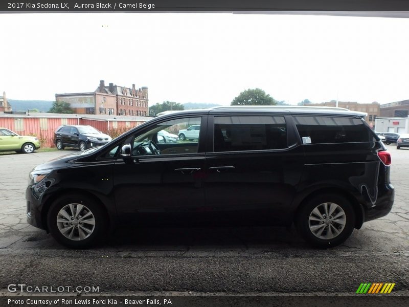 Aurora Black / Camel Beige 2017 Kia Sedona LX