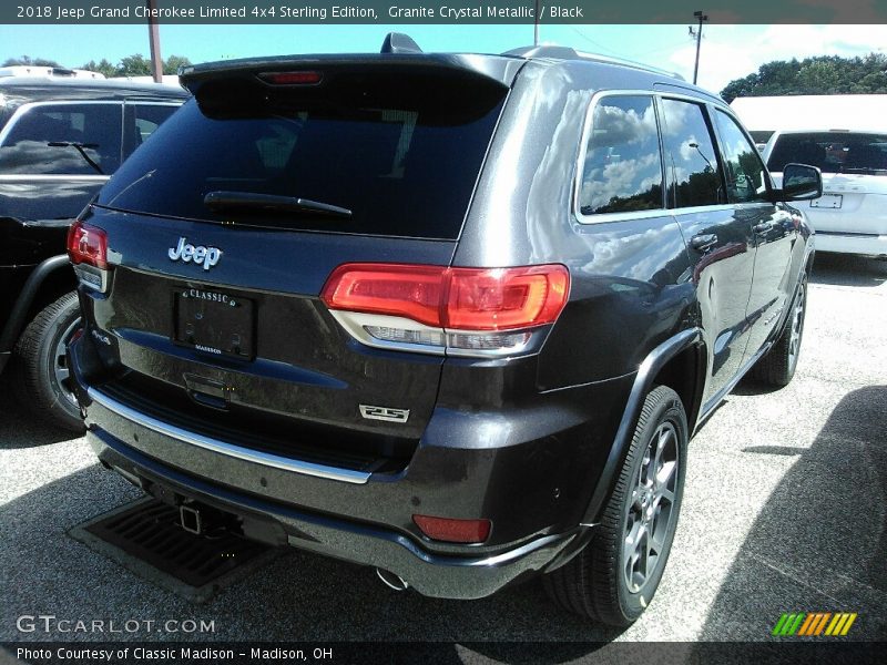 Granite Crystal Metallic / Black 2018 Jeep Grand Cherokee Limited 4x4 Sterling Edition