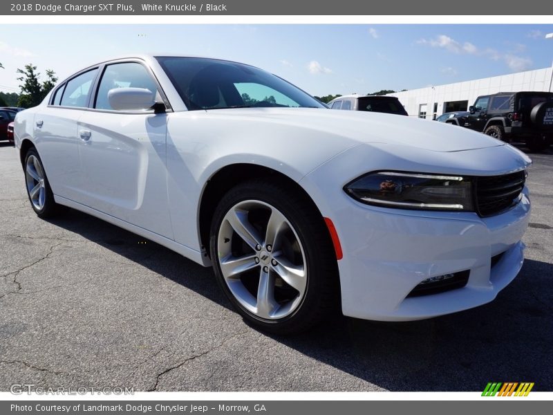 Front 3/4 View of 2018 Charger SXT Plus