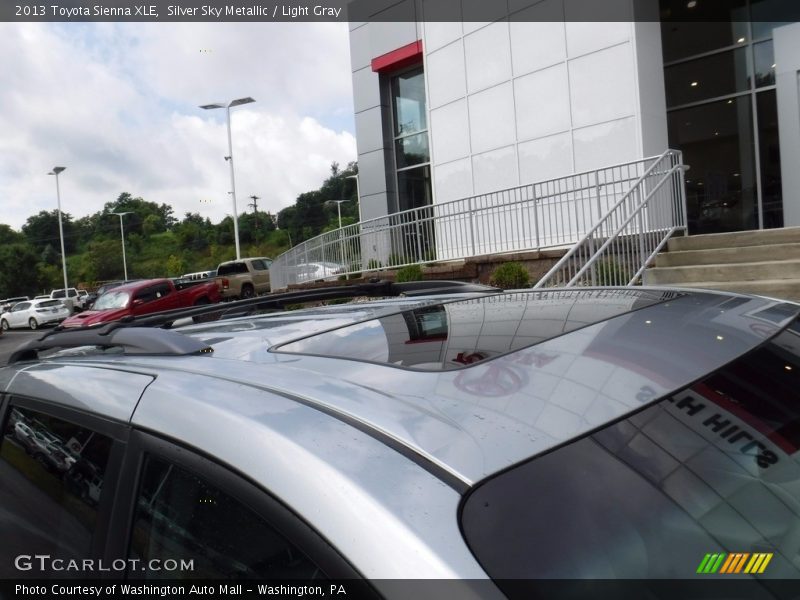 Silver Sky Metallic / Light Gray 2013 Toyota Sienna XLE