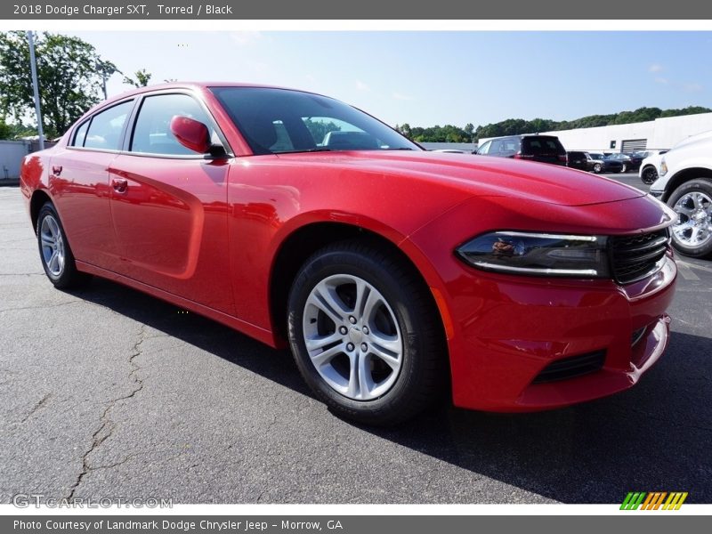 Torred / Black 2018 Dodge Charger SXT