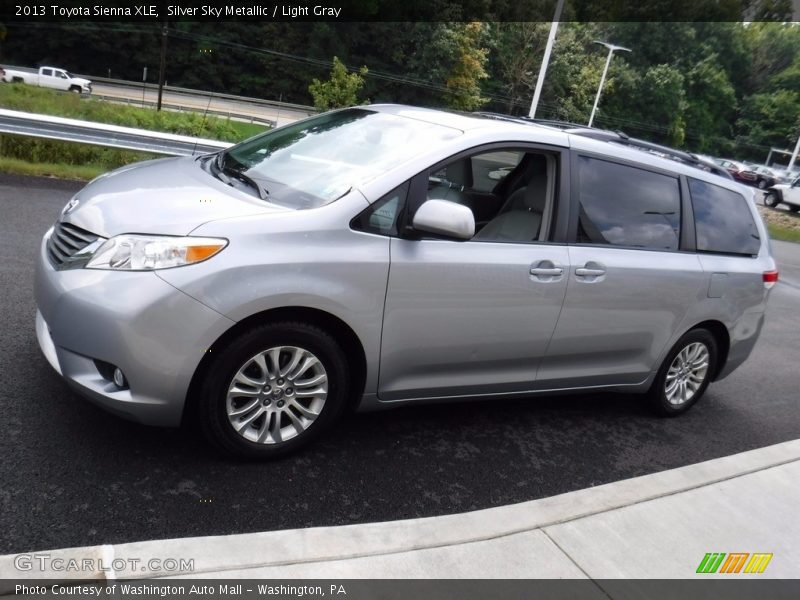 Silver Sky Metallic / Light Gray 2013 Toyota Sienna XLE