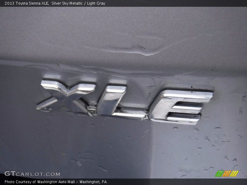 Silver Sky Metallic / Light Gray 2013 Toyota Sienna XLE