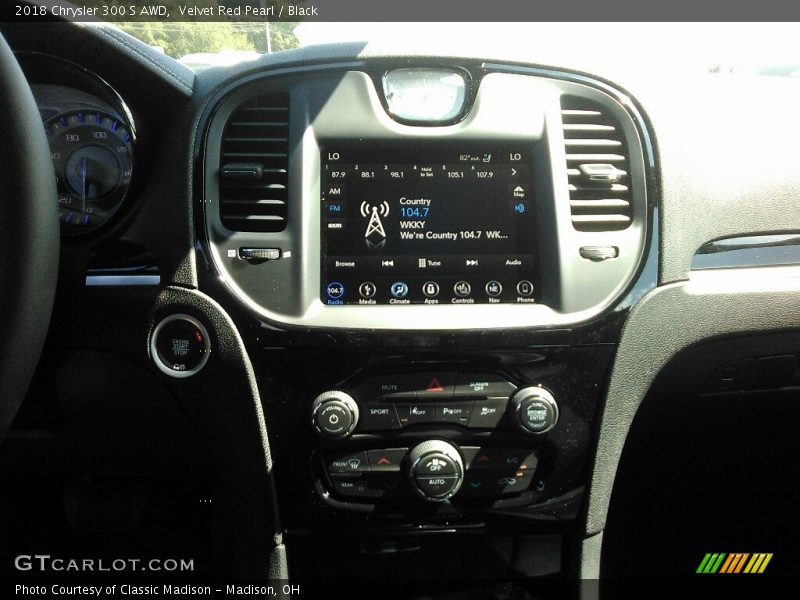 Velvet Red Pearl / Black 2018 Chrysler 300 S AWD