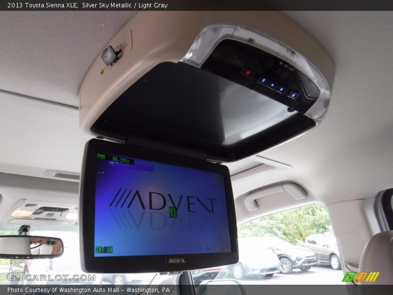 Silver Sky Metallic / Light Gray 2013 Toyota Sienna XLE