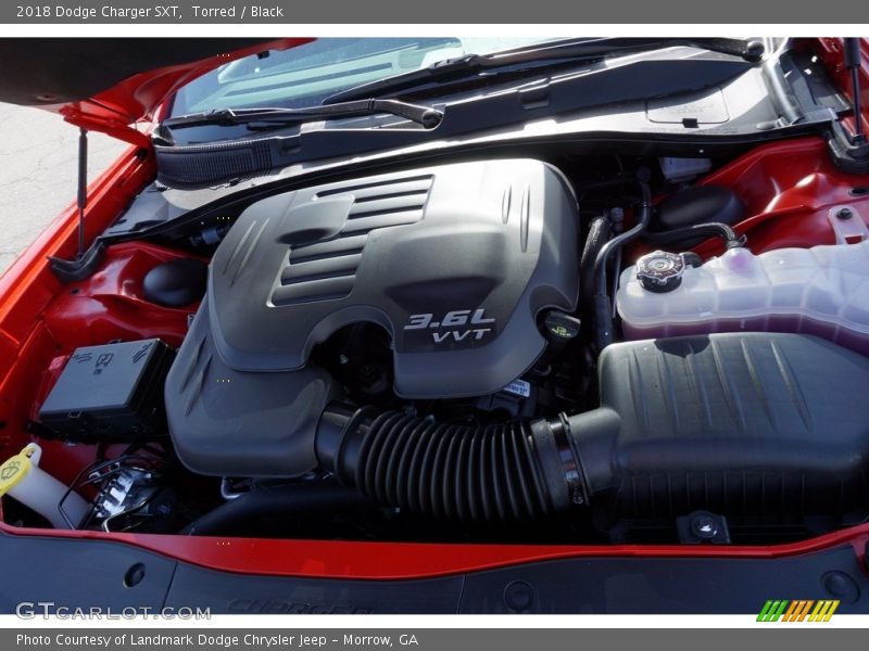 Torred / Black 2018 Dodge Charger SXT