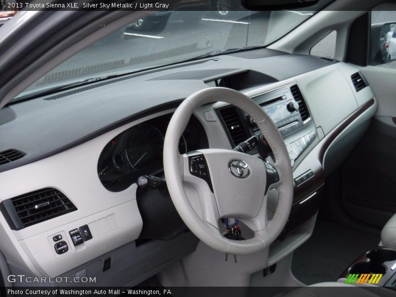 Silver Sky Metallic / Light Gray 2013 Toyota Sienna XLE