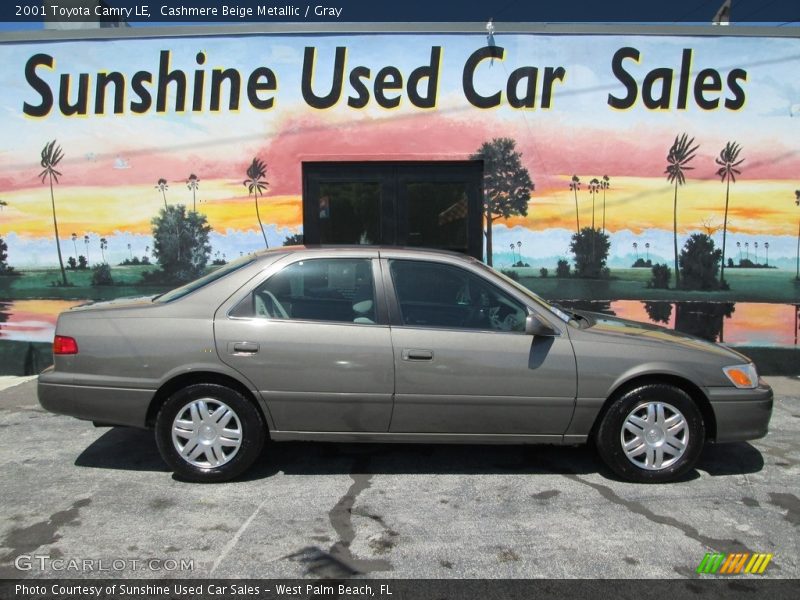 Cashmere Beige Metallic / Gray 2001 Toyota Camry LE