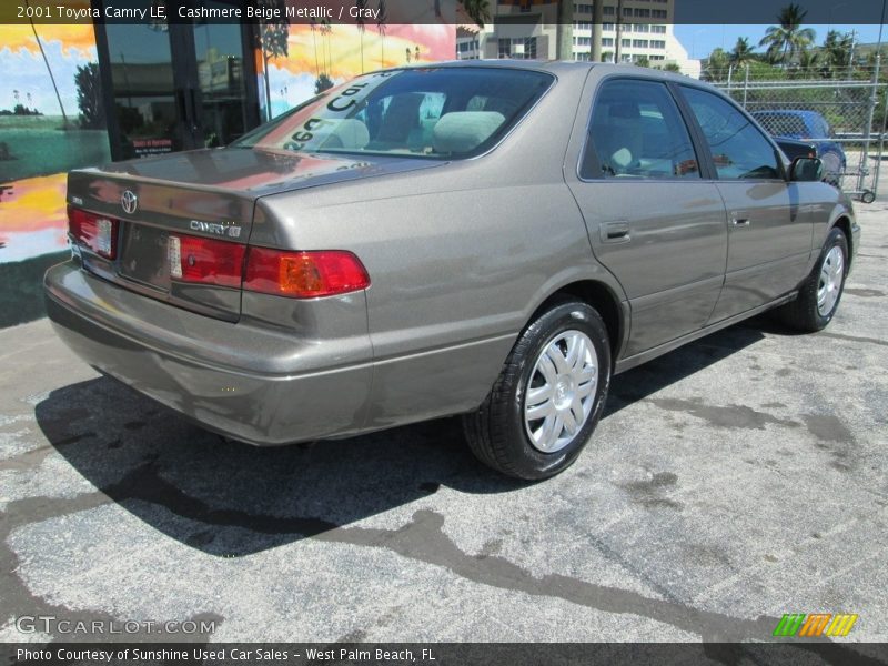 Cashmere Beige Metallic / Gray 2001 Toyota Camry LE