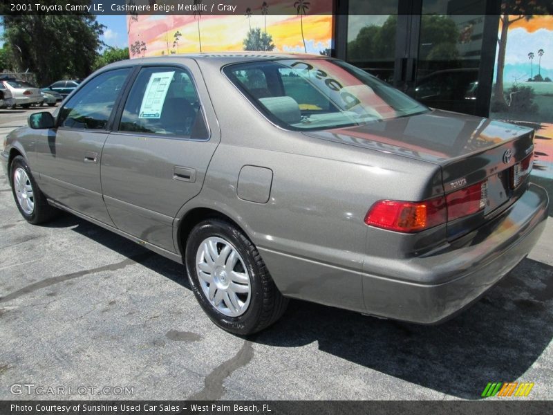 Cashmere Beige Metallic / Gray 2001 Toyota Camry LE