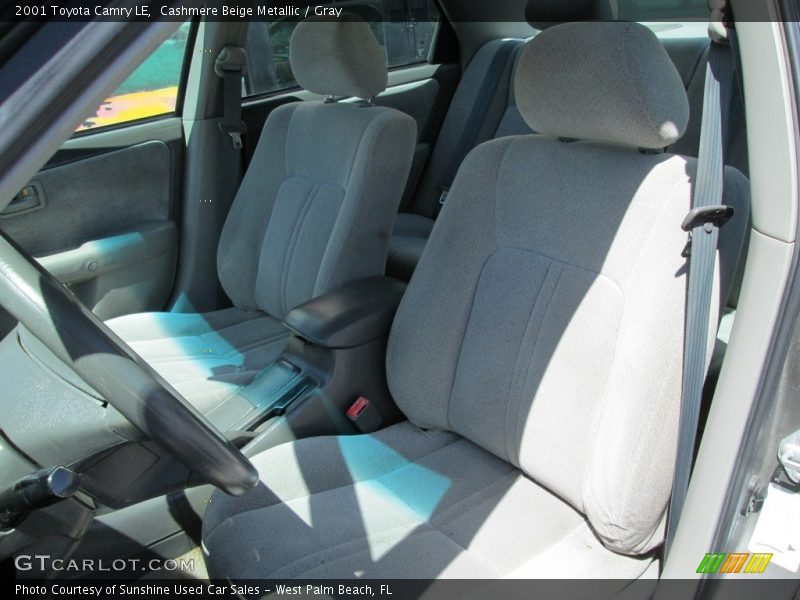 Cashmere Beige Metallic / Gray 2001 Toyota Camry LE