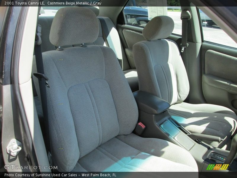 Cashmere Beige Metallic / Gray 2001 Toyota Camry LE