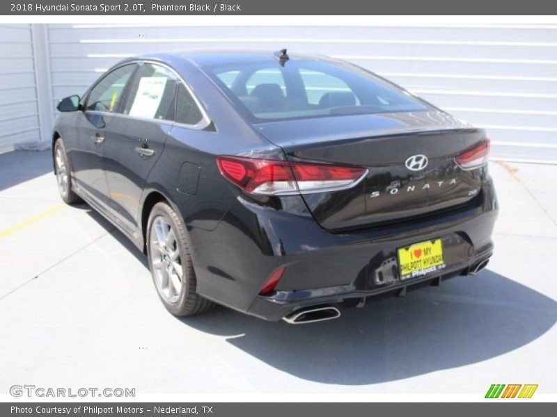 Phantom Black / Black 2018 Hyundai Sonata Sport 2.0T