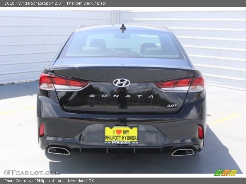 Phantom Black / Black 2018 Hyundai Sonata Sport 2.0T