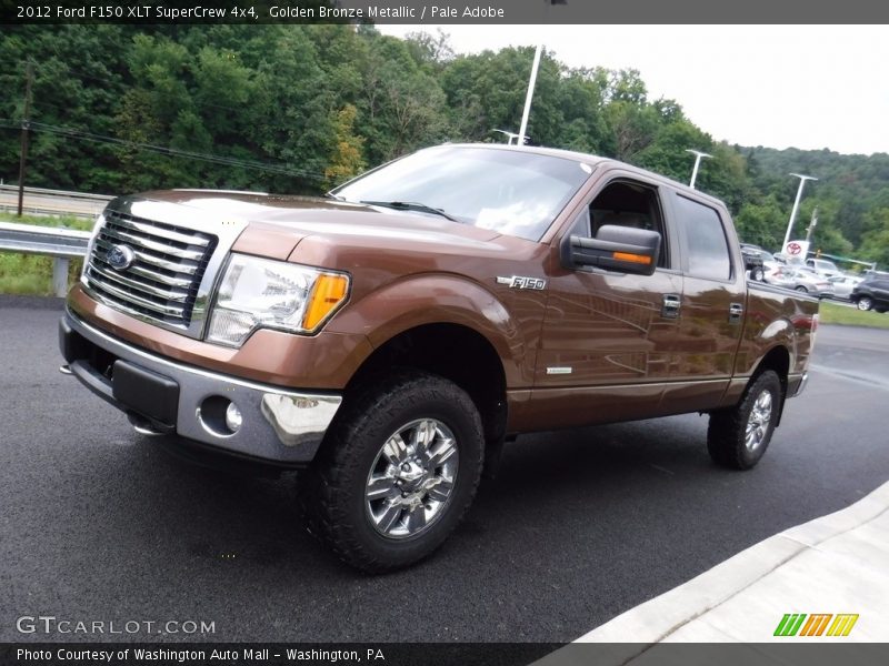 Golden Bronze Metallic / Pale Adobe 2012 Ford F150 XLT SuperCrew 4x4