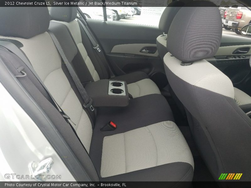 Silver Ice Metallic / Jet Black/Medium Titanium 2012 Chevrolet Cruze LS