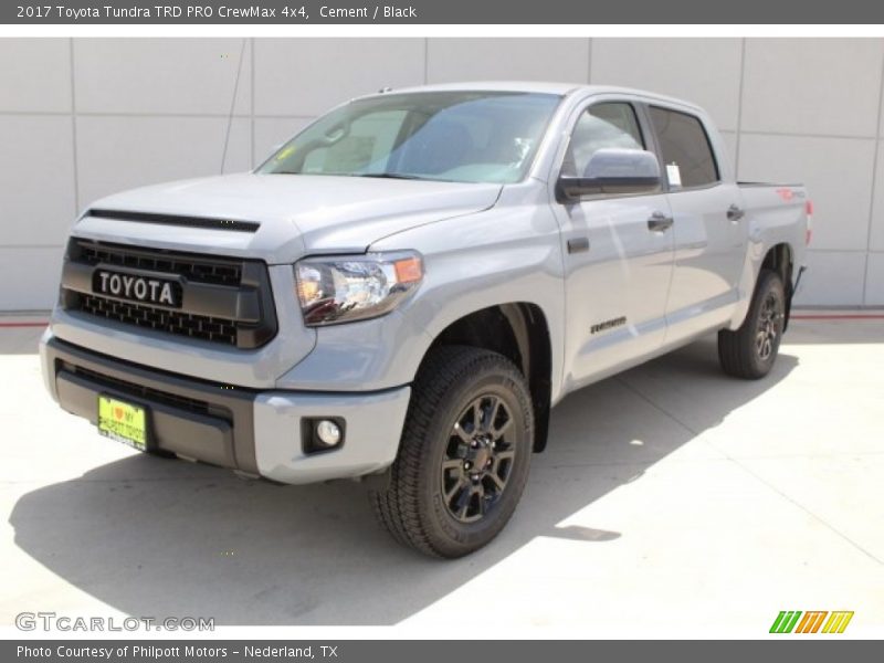 Cement / Black 2017 Toyota Tundra TRD PRO CrewMax 4x4