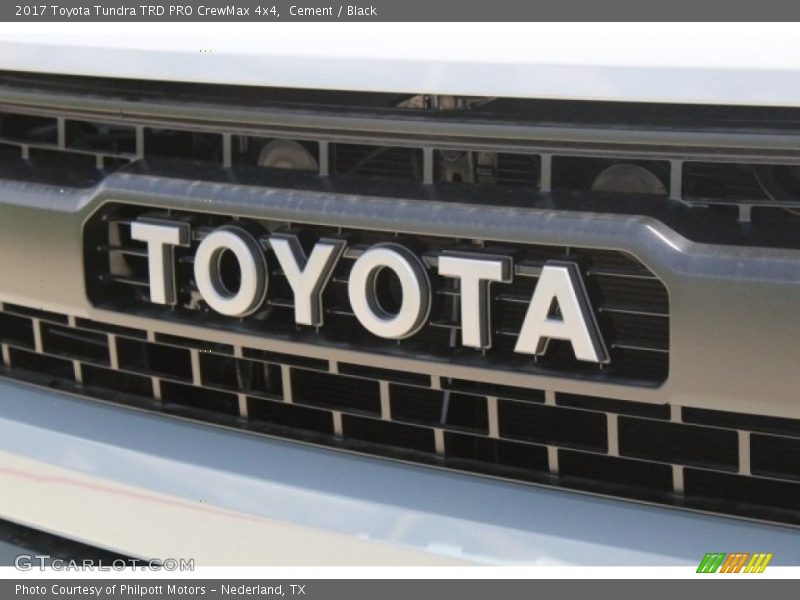 Cement / Black 2017 Toyota Tundra TRD PRO CrewMax 4x4