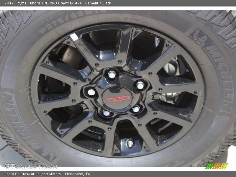 Cement / Black 2017 Toyota Tundra TRD PRO CrewMax 4x4