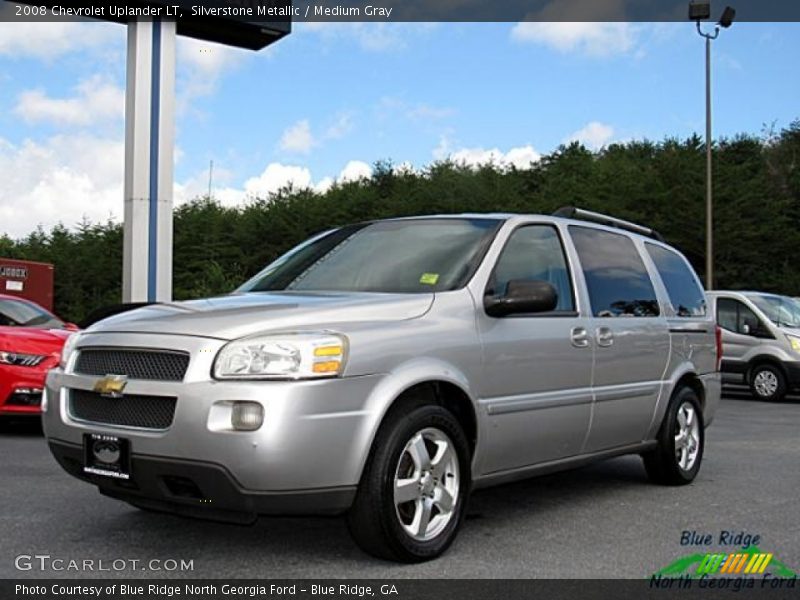 Silverstone Metallic / Medium Gray 2008 Chevrolet Uplander LT