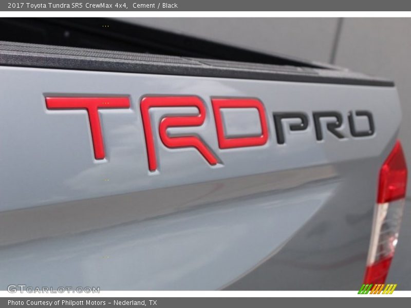 Cement / Black 2017 Toyota Tundra SR5 CrewMax 4x4