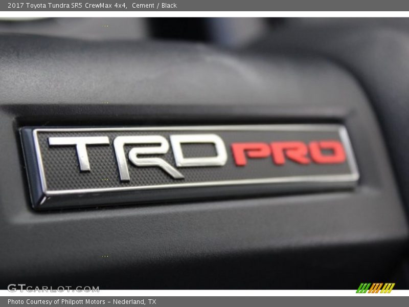 Cement / Black 2017 Toyota Tundra SR5 CrewMax 4x4