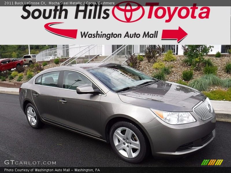 Mocha Steel Metallic / Cocoa/Cashmere 2011 Buick LaCrosse CX