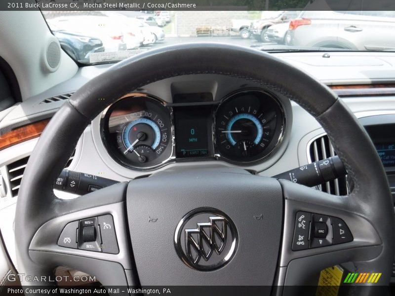 Mocha Steel Metallic / Cocoa/Cashmere 2011 Buick LaCrosse CX