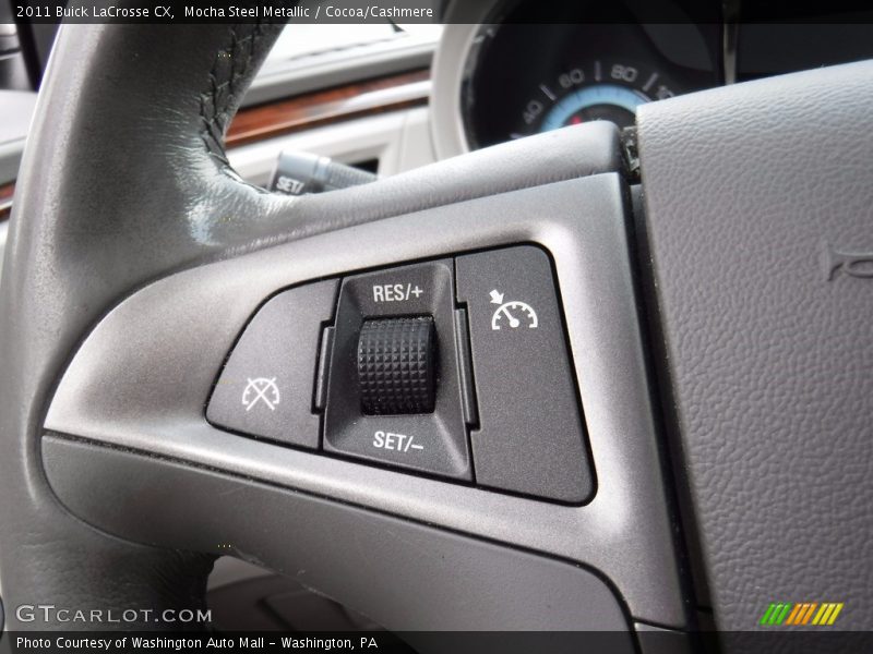 Mocha Steel Metallic / Cocoa/Cashmere 2011 Buick LaCrosse CX