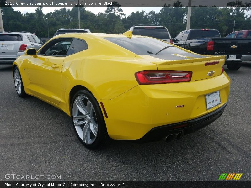Bright Yellow / Jet Black 2016 Chevrolet Camaro LT Coupe
