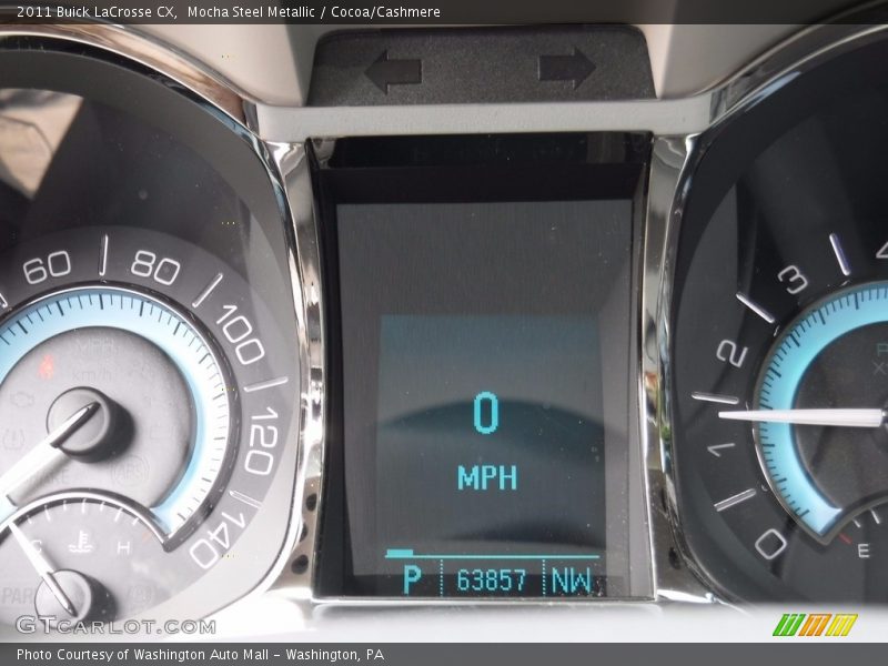 Mocha Steel Metallic / Cocoa/Cashmere 2011 Buick LaCrosse CX