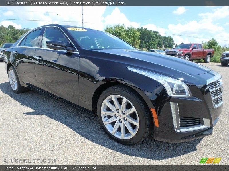 Black Raven / Jet Black/Jet Black 2014 Cadillac CTS Luxury Sedan AWD