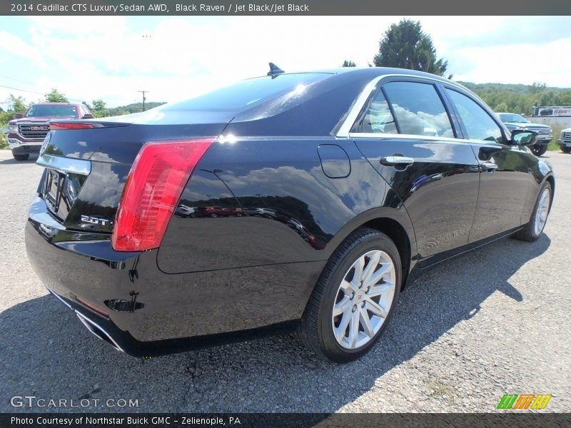 Black Raven / Jet Black/Jet Black 2014 Cadillac CTS Luxury Sedan AWD