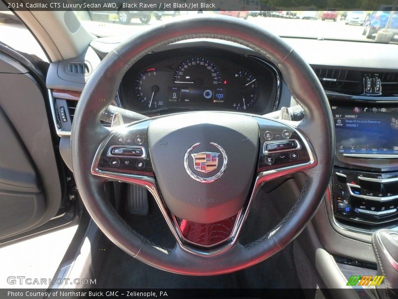 Black Raven / Jet Black/Jet Black 2014 Cadillac CTS Luxury Sedan AWD