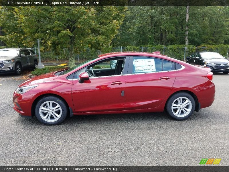 Cajun Red Tintcoat / Jet Black 2017 Chevrolet Cruze LT