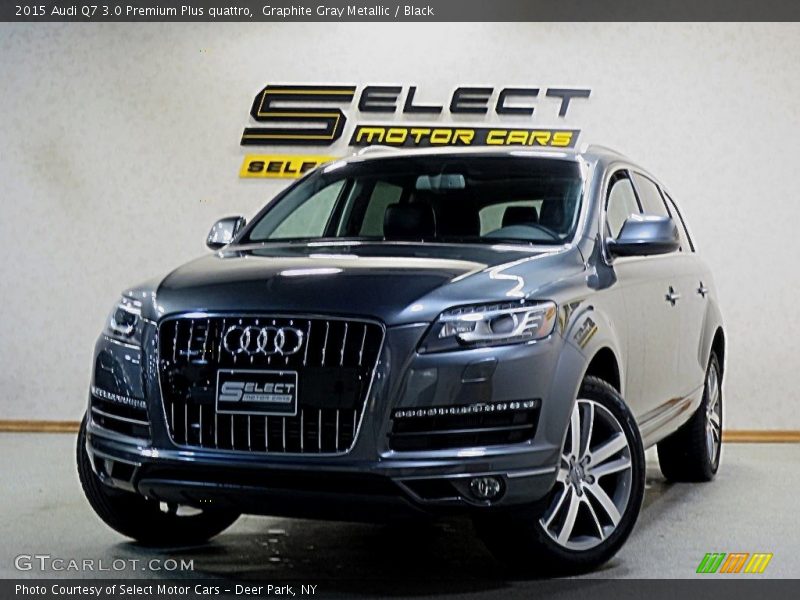 Graphite Gray Metallic / Black 2015 Audi Q7 3.0 Premium Plus quattro