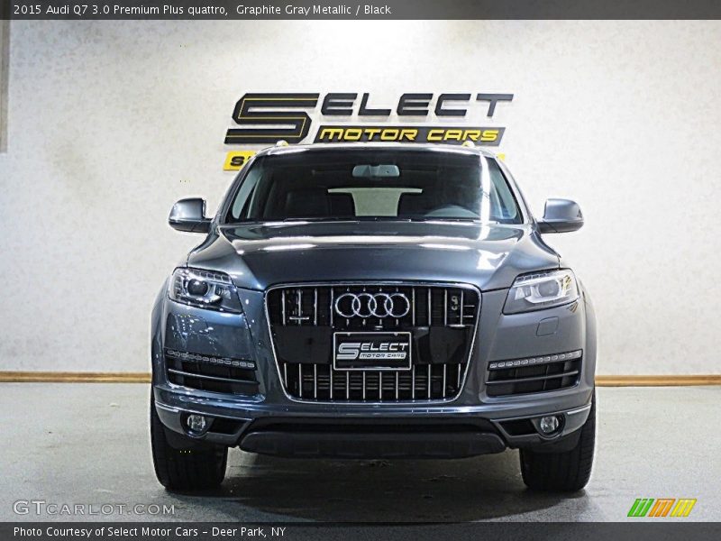 Graphite Gray Metallic / Black 2015 Audi Q7 3.0 Premium Plus quattro