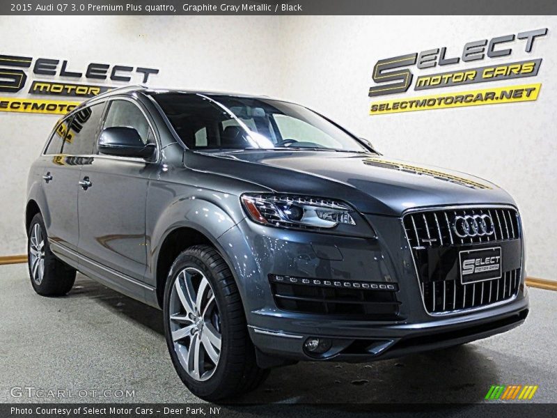 Graphite Gray Metallic / Black 2015 Audi Q7 3.0 Premium Plus quattro
