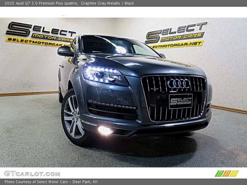 Graphite Gray Metallic / Black 2015 Audi Q7 3.0 Premium Plus quattro