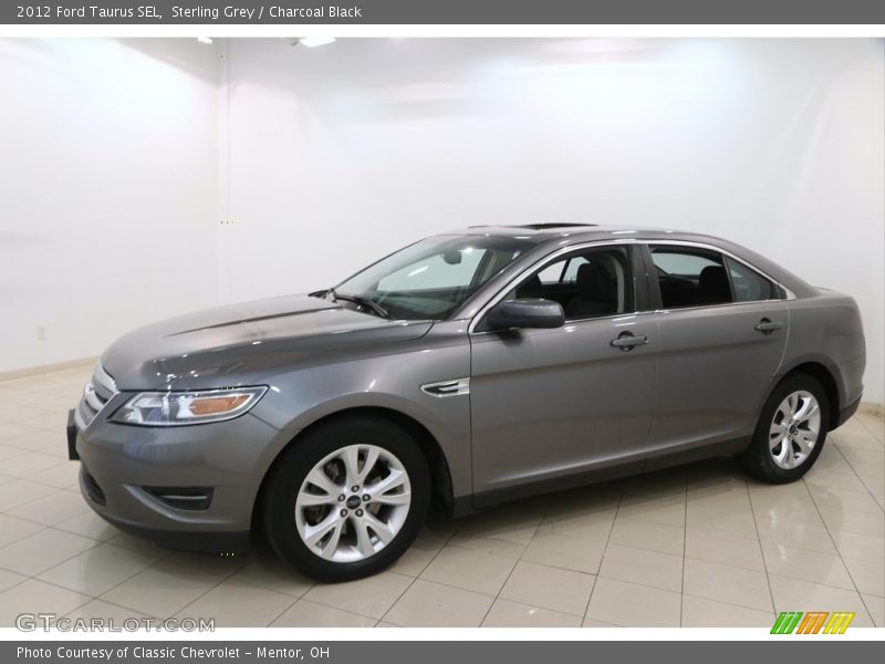 Sterling Grey / Charcoal Black 2012 Ford Taurus SEL