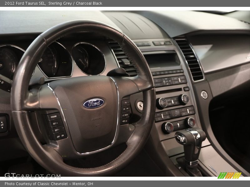 Sterling Grey / Charcoal Black 2012 Ford Taurus SEL