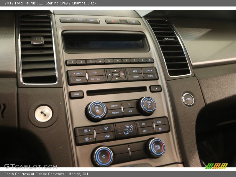 Sterling Grey / Charcoal Black 2012 Ford Taurus SEL
