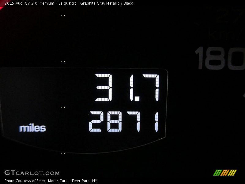 Graphite Gray Metallic / Black 2015 Audi Q7 3.0 Premium Plus quattro